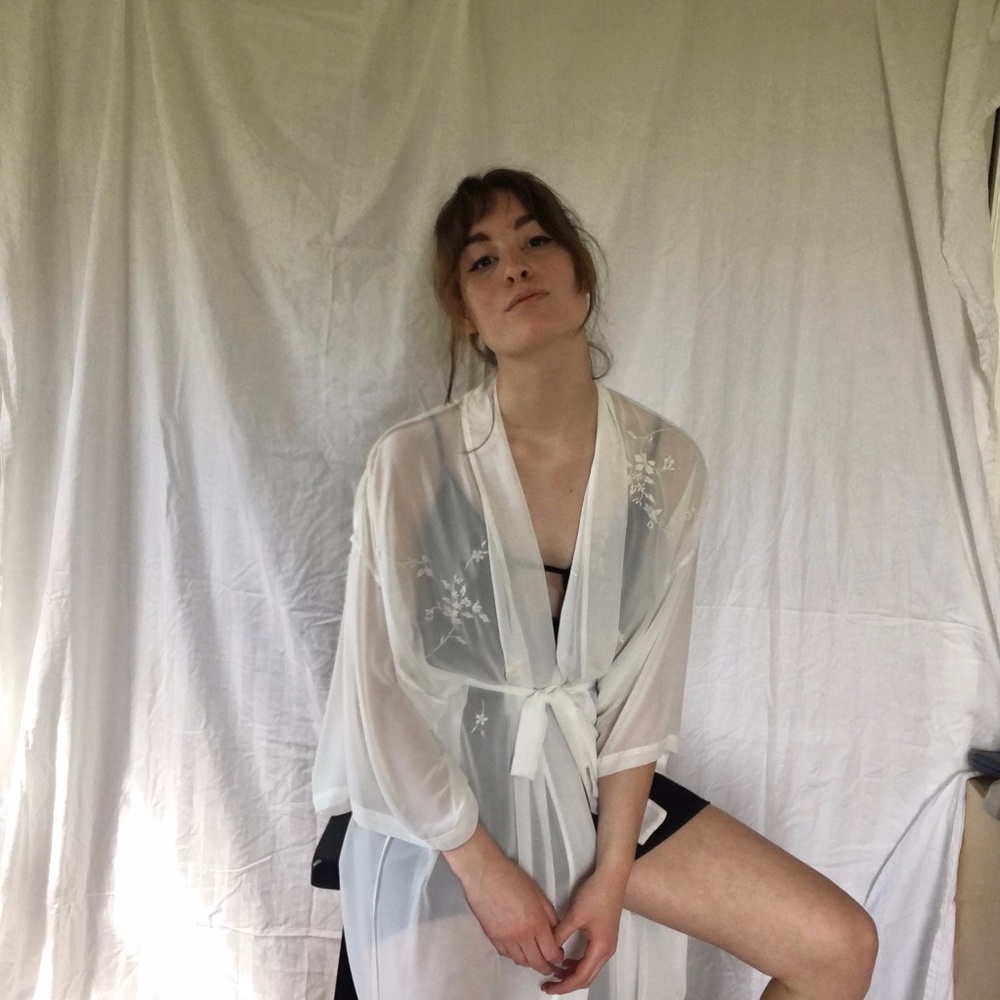 Vintage Natori Classics sheer robe